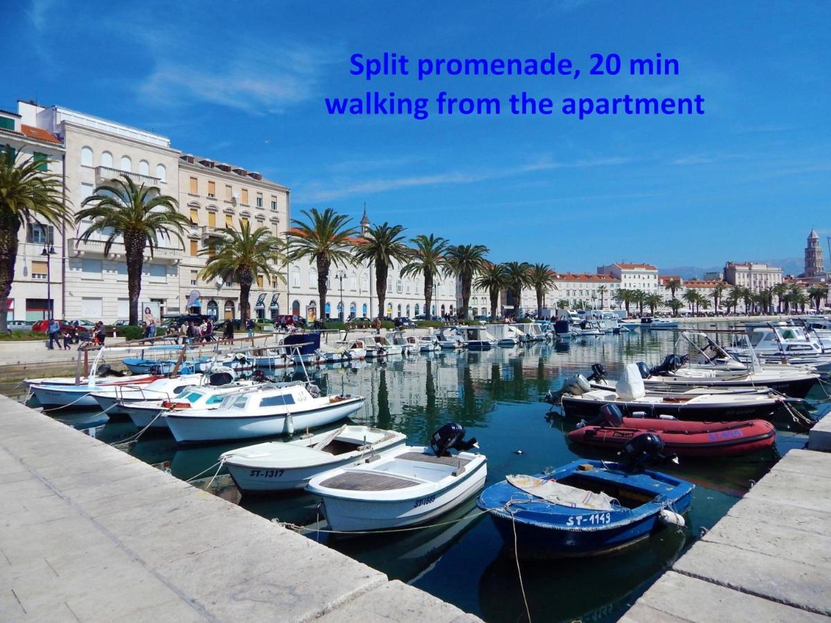 Modern Apt With Terrace 4 Min Walk To The Beach سبليت المظهر الخارجي الصورة